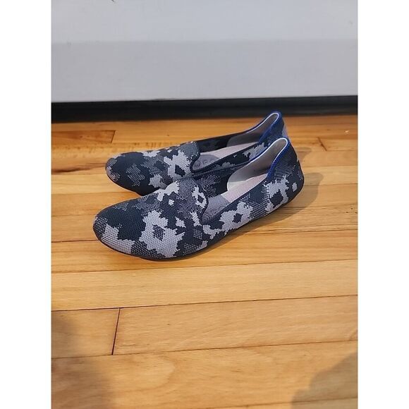 Rothy’s Women's Botanicamo Purple Gray Camouflage Knit Flats - Size 6 - Picture 1 of 7